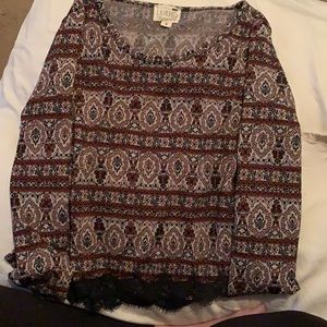 LA HEARTS boho top